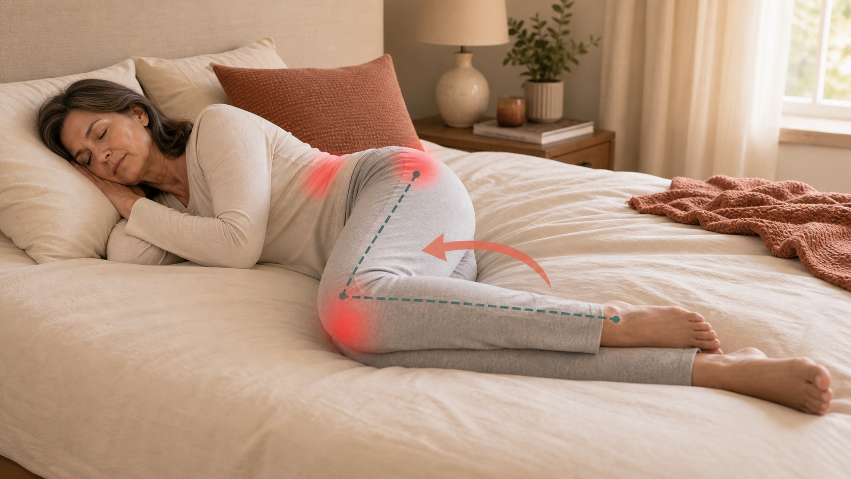 Illustration of common sidelying problem