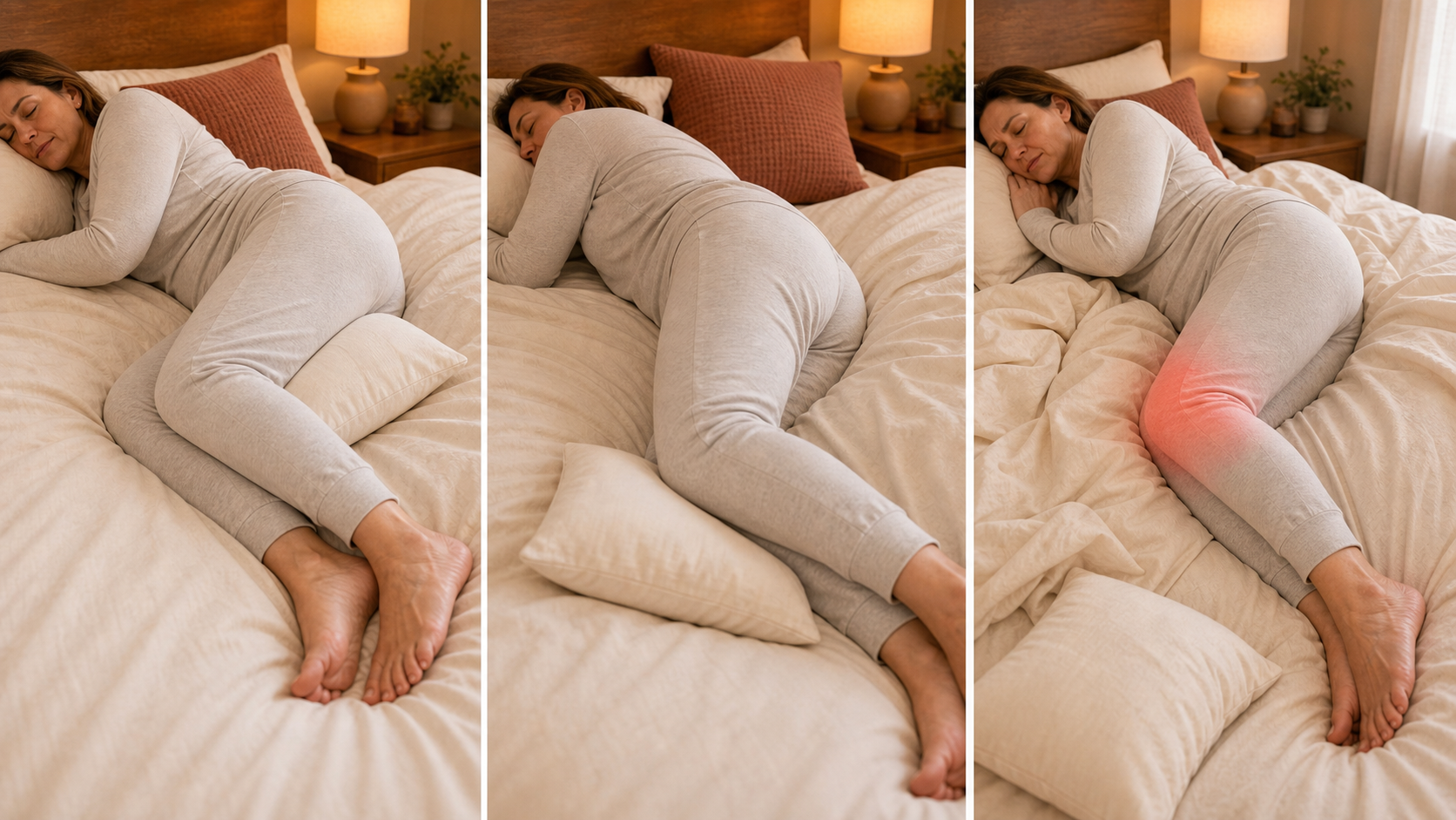 Pillow shufflying while side sleeping